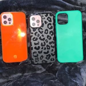2 Velvet caviar + 1 bonus iPhone 12 case set
